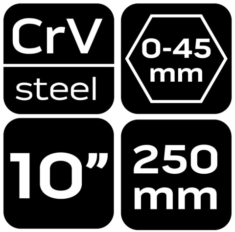 Klucz nastawny do nakrętek 03-0
