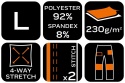 Spodnie robocze 81-295-3-L NE