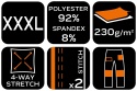 Spodnie robocze 81-295-3-XXXL NE