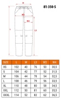 Spodnie robocze 81-350-1-S