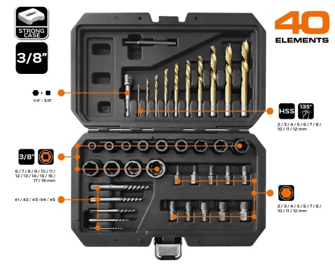 Zestaw do uszkodzonych śrub