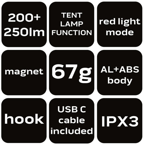 Lampa czołowa biwakowa 99-1