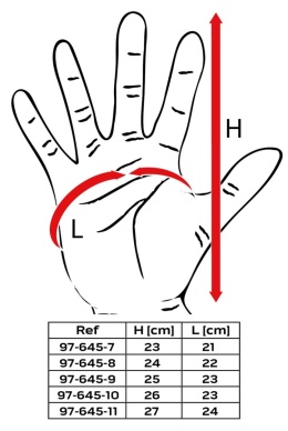 Rękawice robocze 97-645K-9 NE