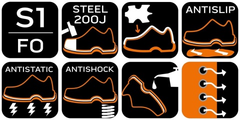 Sandały robocze 82-099-45 NE