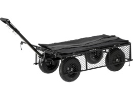 WÓZEK OGRODOWY XL 450KG Z POKROWCEM