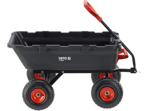 WÓZEK OGRODOWY Z WYWROTKĄ XL 350KG KOŁA 10