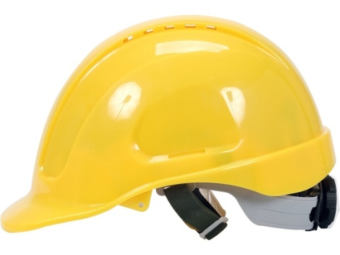 KASK OCHRONNY ŻÓŁTY WYSOKI KOMFORT ABS YT-73971