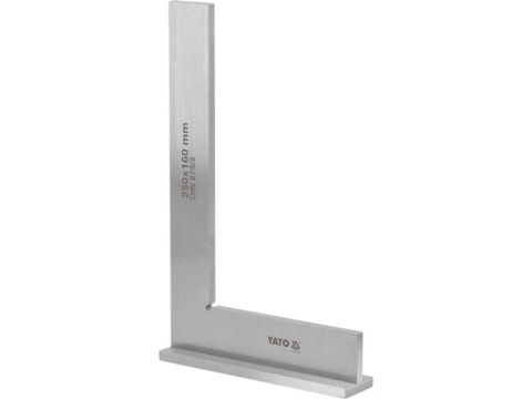 KĄTOWNIK ŚLUSARSKI ZE STOPKĄ 250X160 MM KL