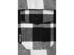 KOSZULA FLANELOWA BIAŁA R. M YT-78813