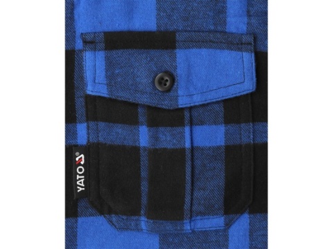 KOSZULA FLANELOWA NIEBIESKA R. XL