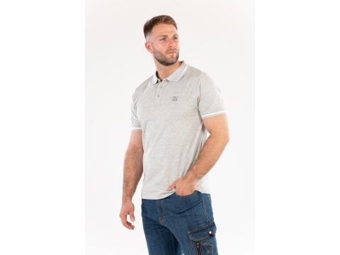 KOSZULKA POLO SOFT SZARY MELANŻ R. M YT-78631
