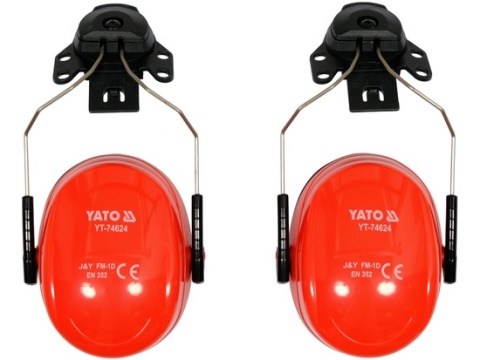 NAUSZNIKI PRZECIWHAŁASOWE NA KASK YT-74624 YATO