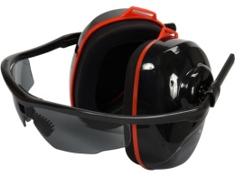 NAUSZNIKI ZINTEGROWANE Z OKULARAMI SZARE YT-74635 YATO