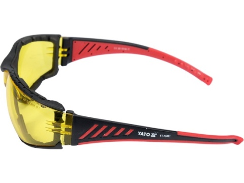 OKULARY OCHRONNE KOMFORT+ ŻÓŁTE YT-73621