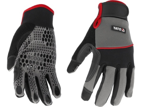 RĘKAWICE ANTYPOŚLIZGOWE NAKRAP. R. 10 YT-74666