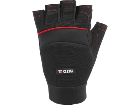 RĘKAWICE BEZ PALCÓW OCHR. ODCISK. R. 11