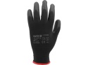 RĘKAWICE ROBOCZE NYLON/PU CZARNE 9 YT-74729