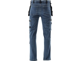 SPODNIE STRETCH JEANS DARK BLUE R. XL YT-79054