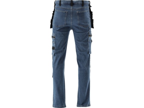 SPODNIE STRETCH JEANS DARK BLUE R. XL YT-79054 YATO