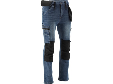 SPODNIE STRETCH JEANS DARK BLUE R. XL
