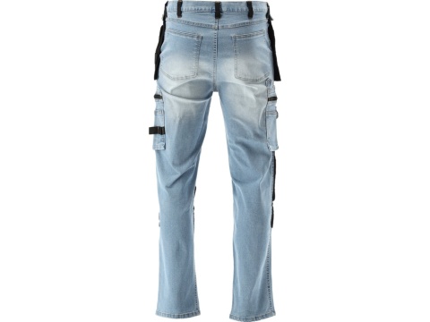 SPODNIE STRETCH JEANS L. BLUE R. S YT-79070 YATO