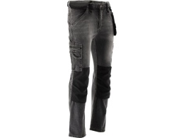 SPODNIE STRETCH JEANS STEEL GREY R. L YT-79062 YATO