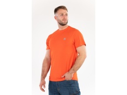 T-SHIRT TALL POMARAŃCZOWY Z ELASTANEM R. 3XL