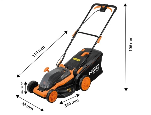 Kosiarka akumulatorowa bezszczotkowa