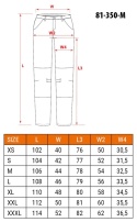 Spodnie robocze 81-350-1-M NEO TOOL