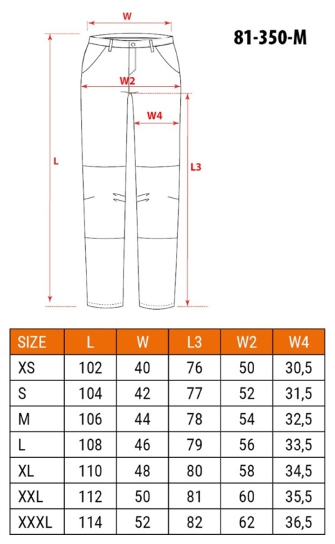Spodnie robocze 81-350-1-M NEO TOOL
