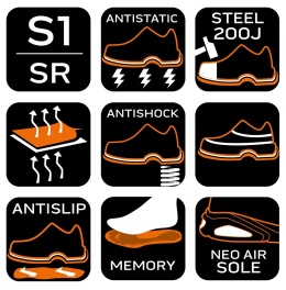 Półbuty robocze 82-172-42 NEO TOOL