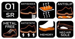 Półbuty robocze 82-780-44 NEO TOOL