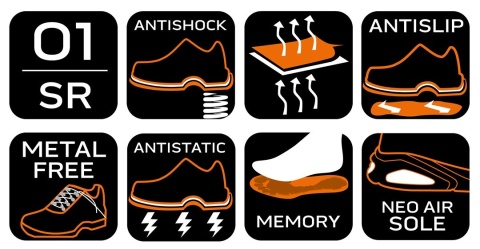 Półbuty robocze 82-780-44 NEO TOOL