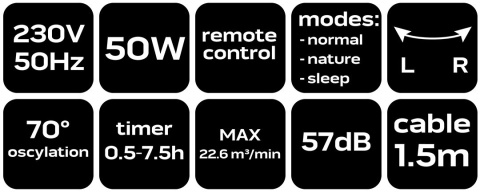 WENTYLATOR KOLUMNOWY 90-012 NEO TOOLS