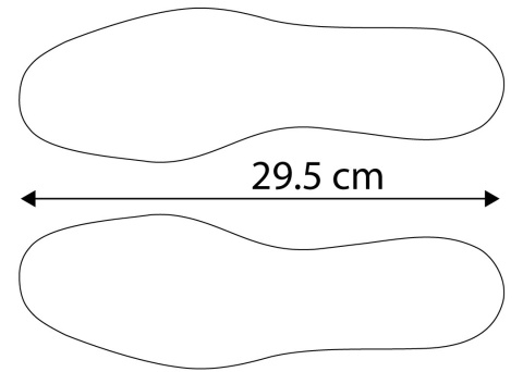 WKŁADKI DO BUTÓW FILCOWE, ROZMIAR 44-45 82