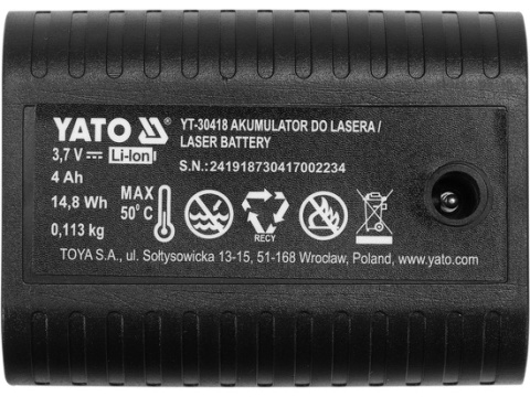 AKUMULATOR DO YT-30417 4000MAH YT-30418