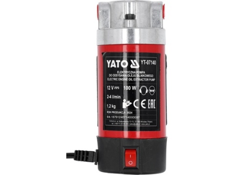 ELEKTRYCZNA POMPA DO ODSYSANIA OLEJU 12v