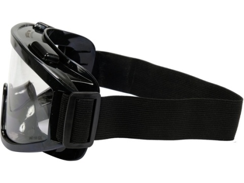 GOGLE OCHRONNE Z WYWIETRZNIKAMI CZARNA RAMA YT-73832