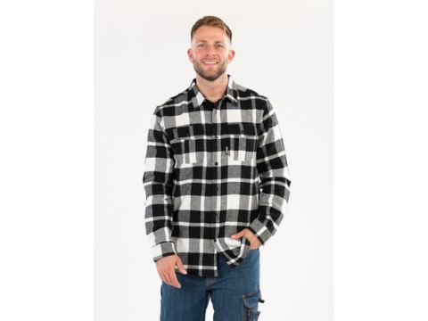 KOSZULA FLANELOWA BIAŁA R. 2XL