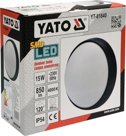 LAMPA ŚCIENNA ZEWNĘTRZN ALED