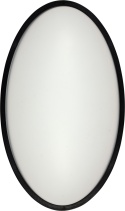 LAMPA ŚCIENNA ZEWNĘTRZNA LED 15W CZARNA OWALNA