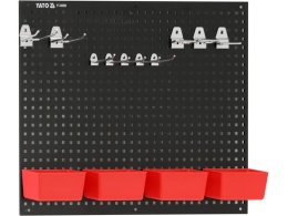 METALOWA TABLICA NARZĘDZIOWA Z POJEMNIKAMI I UCHWY