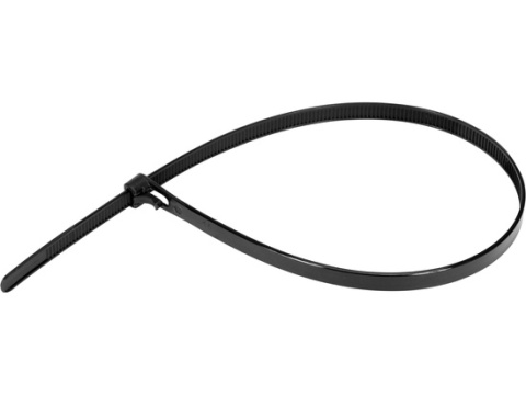 OPASKI PLASTIKOWE, ROZPINANE, 7,6X250MM 50SZT. CZARNY YT-70674