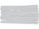 OPASKI PLASTIKOWE, ROZPINANE 7,6X300MM 50SZT. BIAŁE
