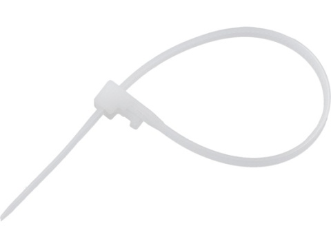 OPASKI PLASTIKOWE, ROZPINANE, 7,6X350MM 50SZT. BIAŁE