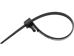 OPASKI PLASTIKOWE, ROZPINANE, 7,6X150MM 50SZT. CZARNY, YT-70672