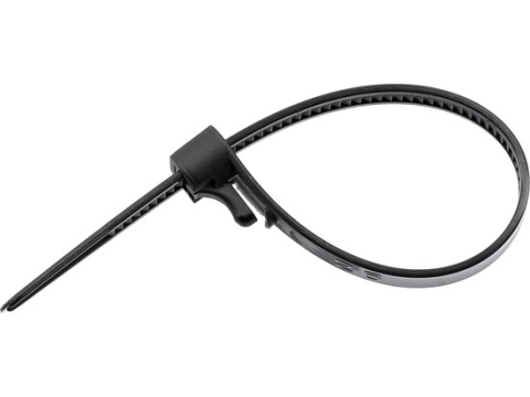 OPASKI PLASTIKOWE, ROZPINANE, 7,6X150MM 50SZT. CZARNY, YT-70672