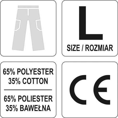 SPODNIE ROBOCZE DAN R. L