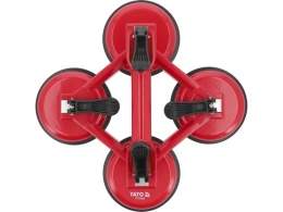 UCHWYT DO SZYB 4 X O120MM - ALU YT-37242