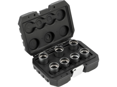 ZESTAW NASADEK DO ŚRUB ZABEZPIECZAJĄCYCH OPEL 7 ELEMENTÓW YT-060395